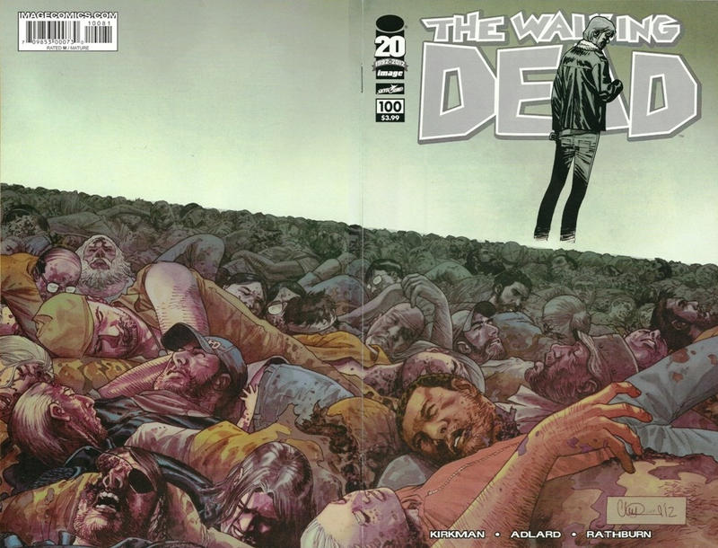Walking Dead #100 Cover H Adlard Wrap