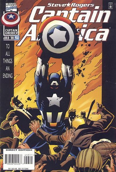 Captain America #453 [Direct Edition] - Vf 8.0