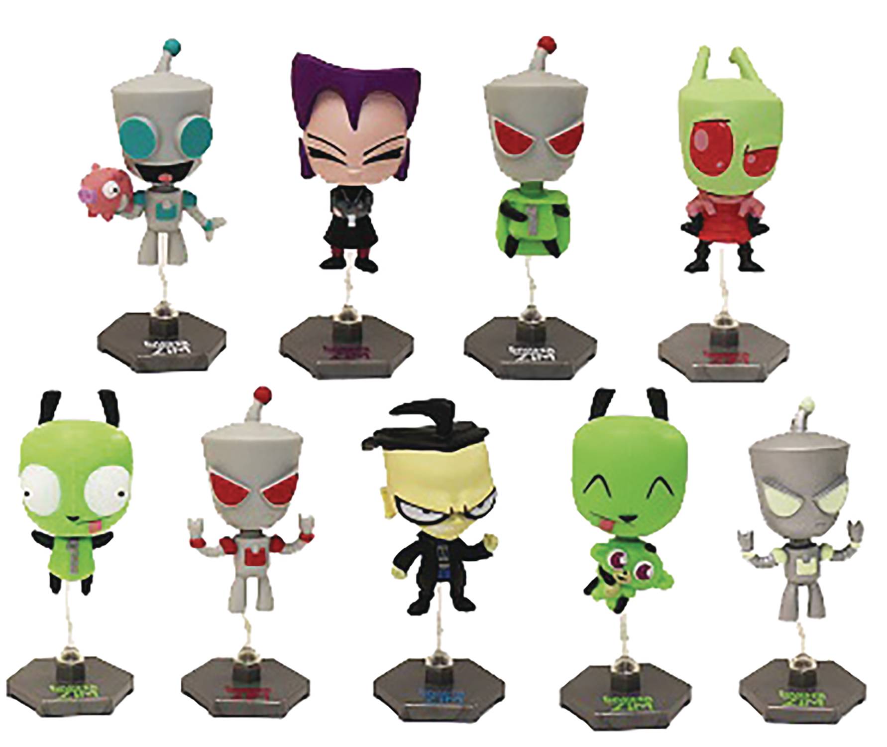 Invader Zim Buildable Figure 24 Piece Blind Mystery Box Ds