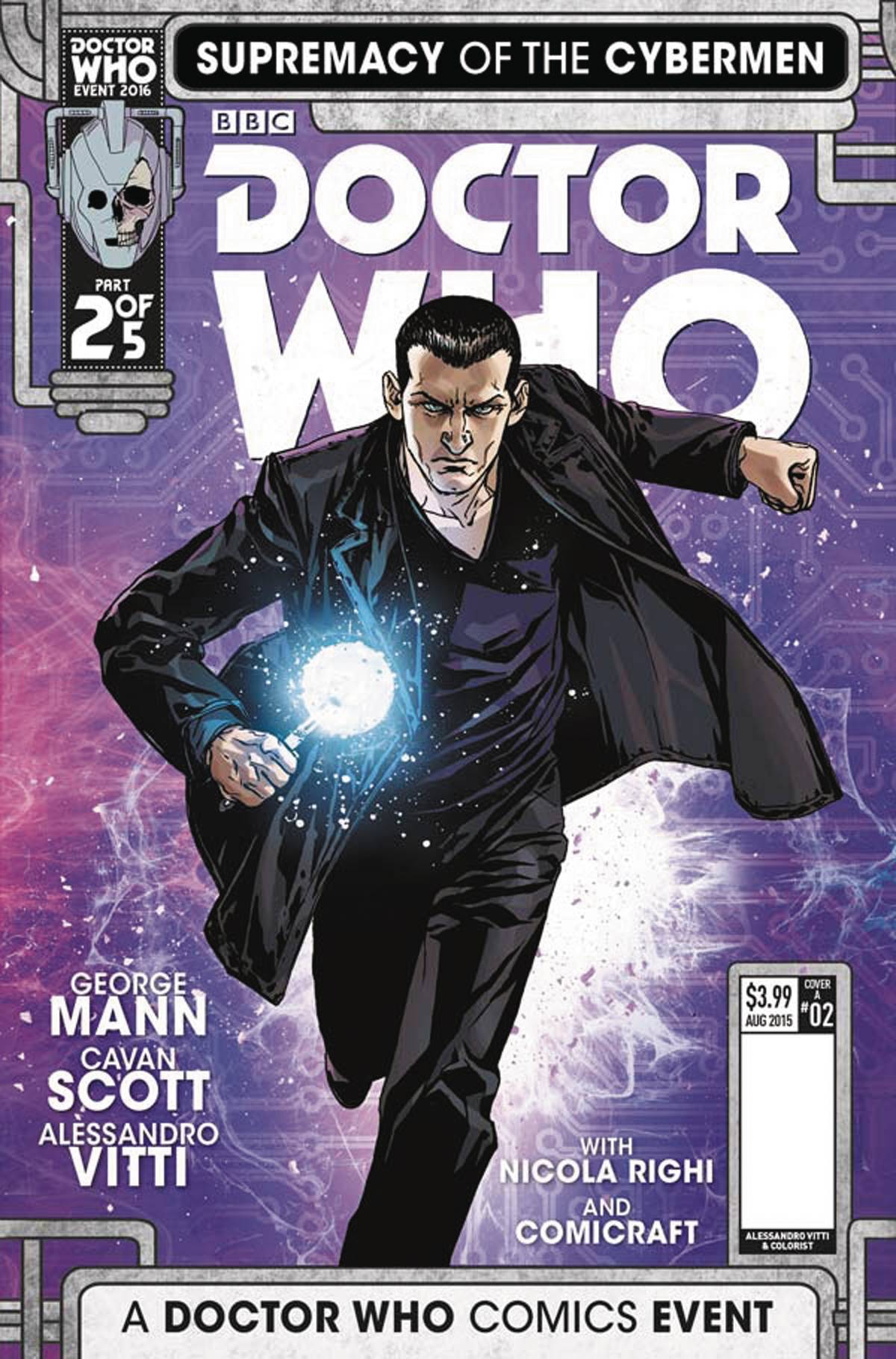 Doctor Who Supremacy of the Cybermen #2 Cover A Vitti
