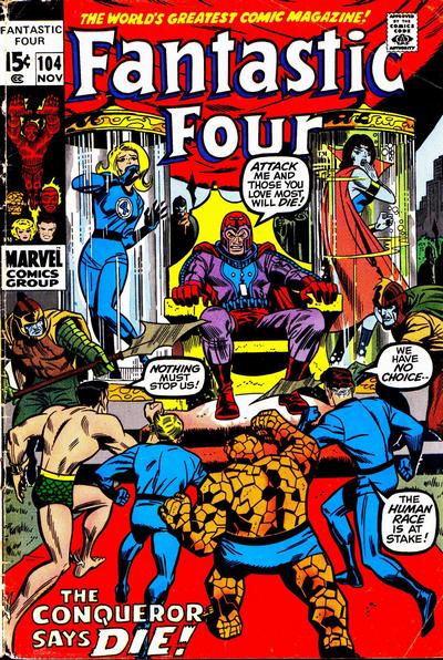 Fantastic Four #104-Very Fine (7.5 – 9)