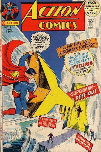 Action Comics #411 Very Fine/Excellent (7 - 9)