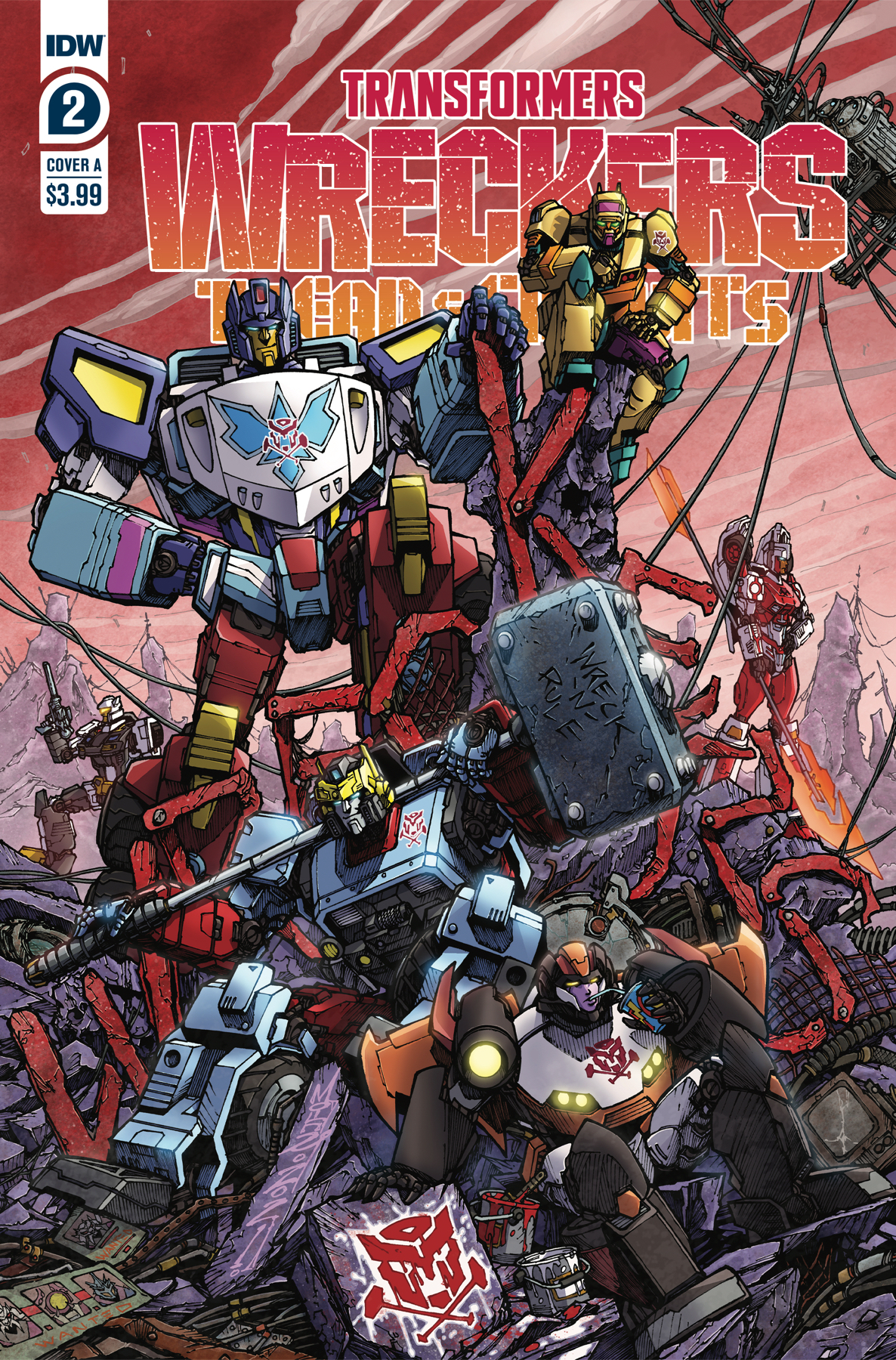 Transformers Wreckers Tread & Circuits #2 Cover A Milne (Of 4)