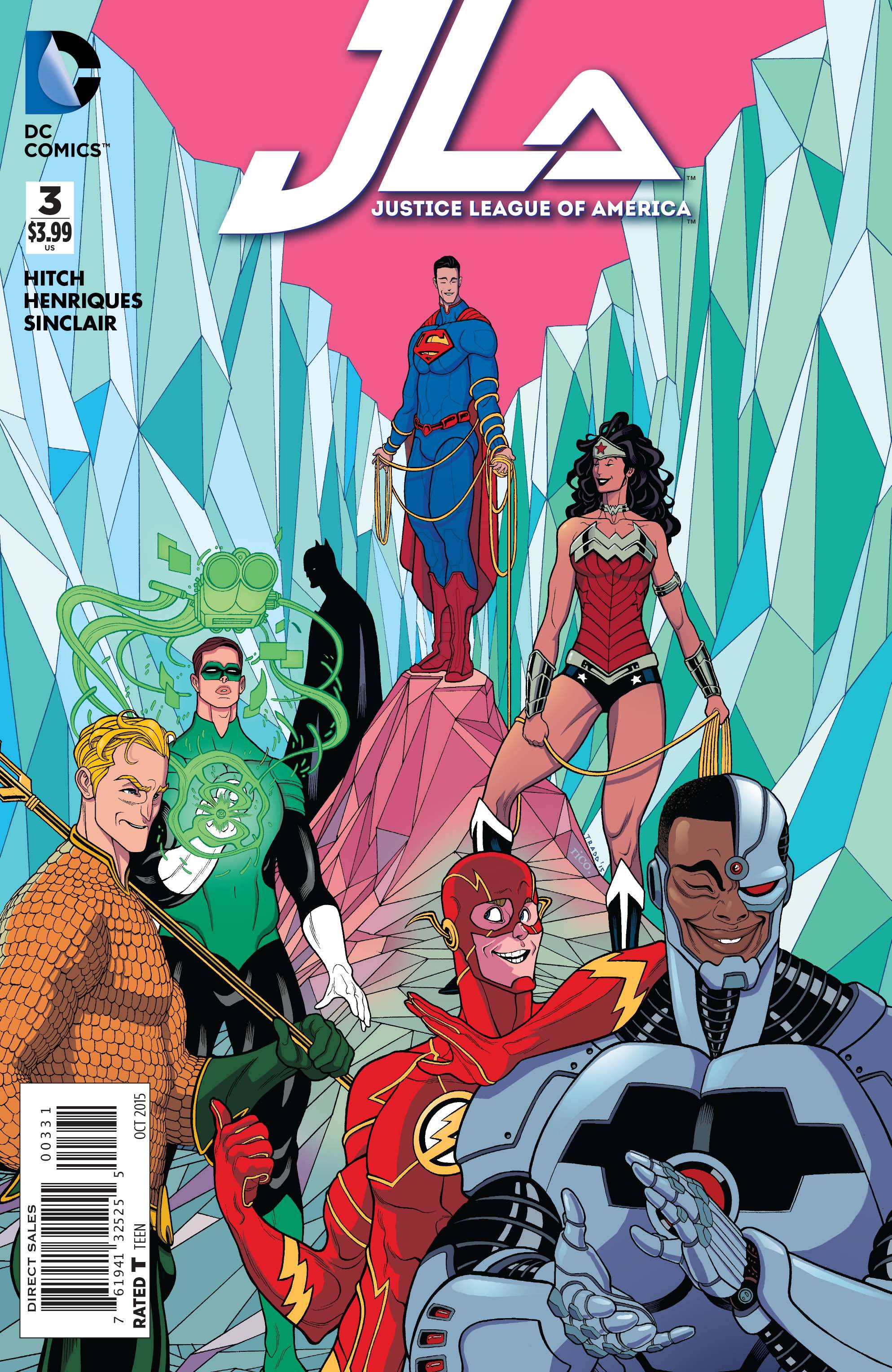 Justice League of America #3 1 for 25 Incentive Tradd Moore (2015)