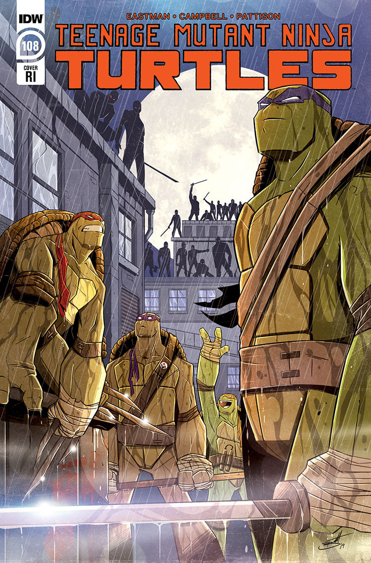 Teenage Mutant Ninja Turtles Ongoing #108 1 for 10 Incentive Brooks (2011)