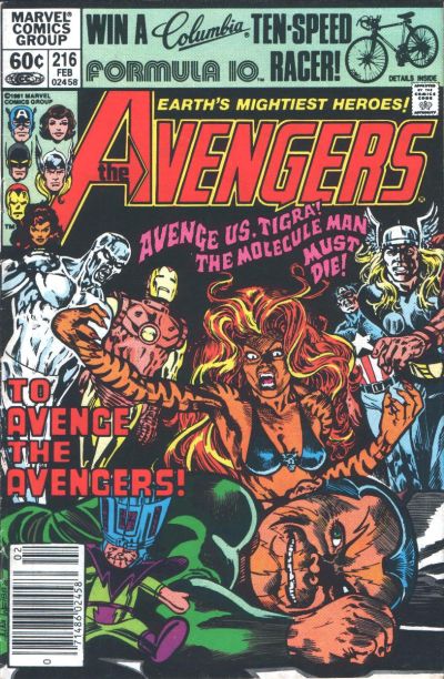 The Avengers #216 [Mark Jewelers]-Very Good