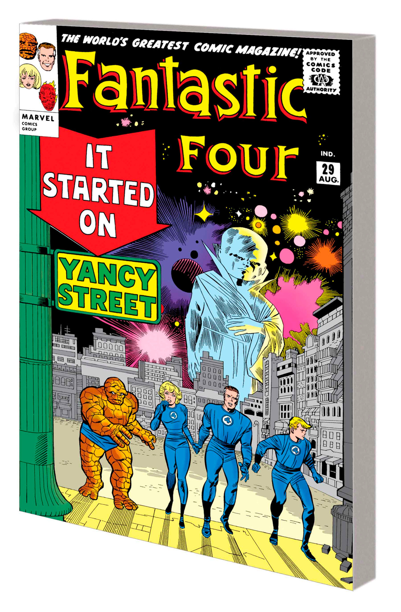 Mighty Marvel Masterworks Fantastic Four Graphic Novel Volume 3 It Started on Yancy Street (Direct Market Edition)