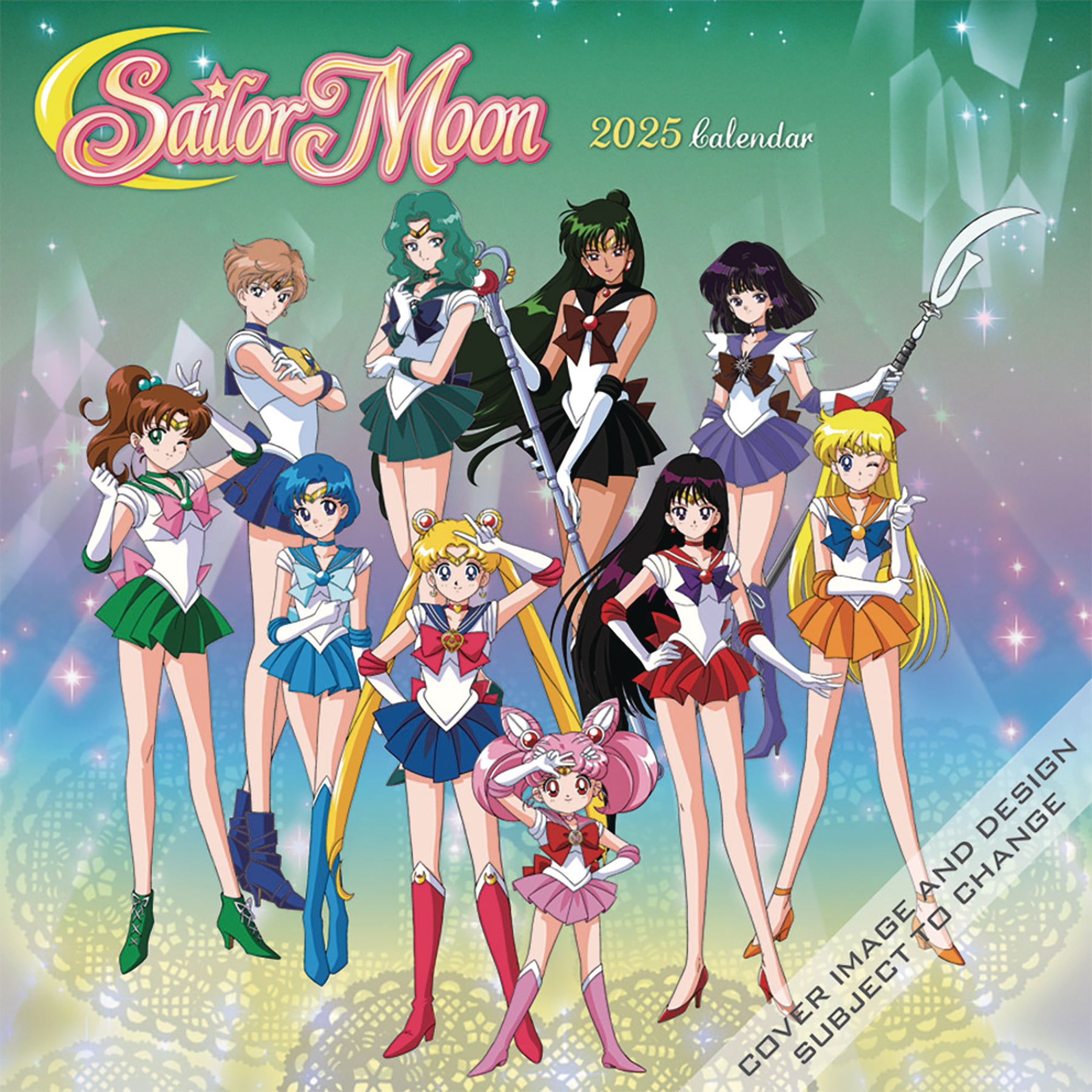 Sailor Moon 2025 Wall Calendar