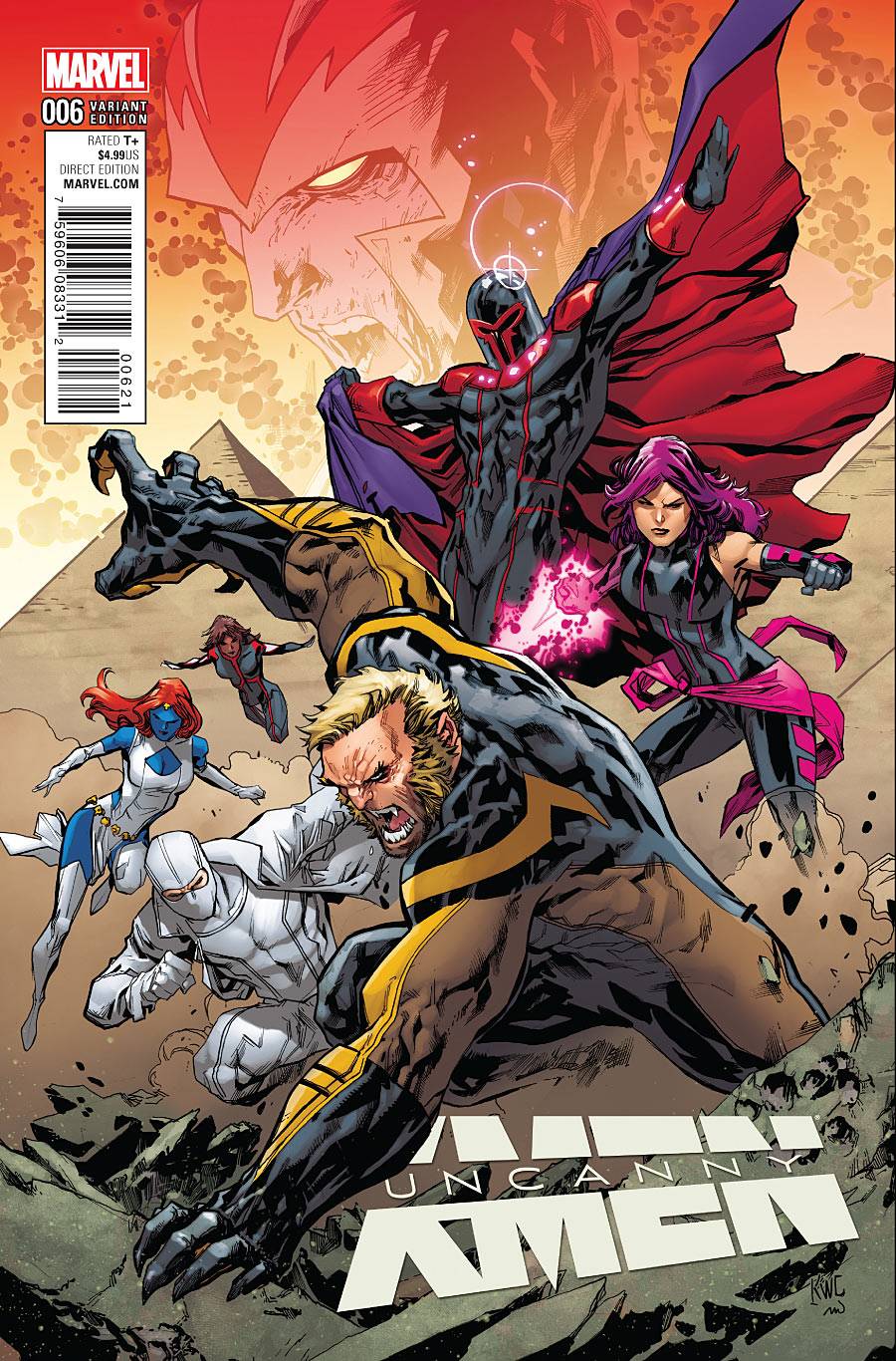 Uncanny X-Men #6 Lashley Connect B Variant