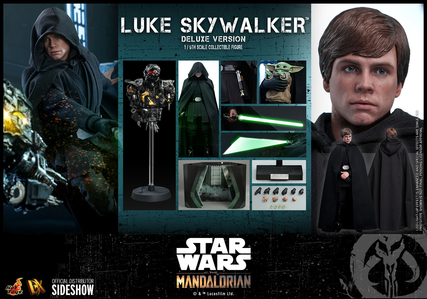 Luke Skywalker (Deluxe Version) Sixth Scale Figure Mandalorian Version