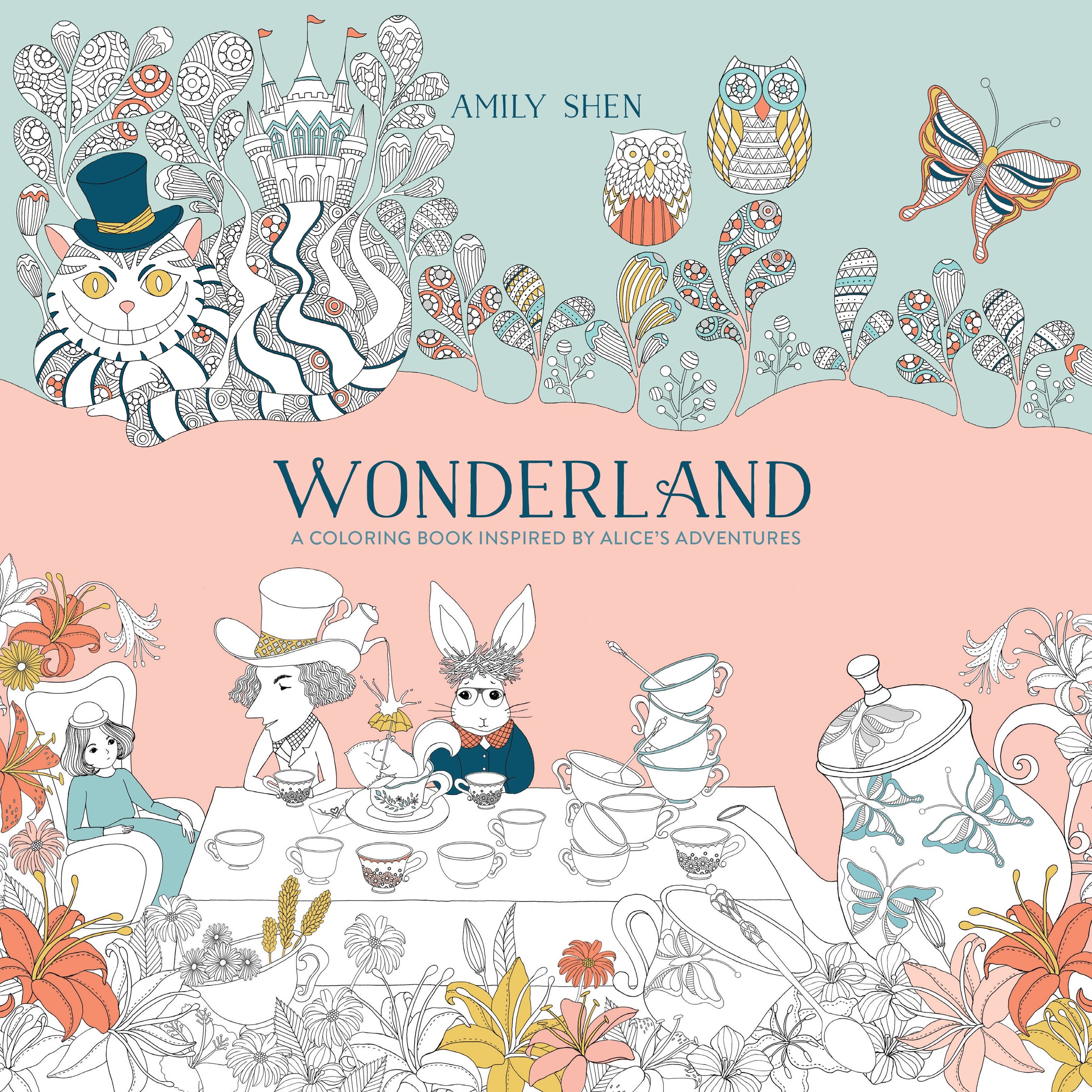 Wonderland Coloring Book Inspired By Alice's Adventures