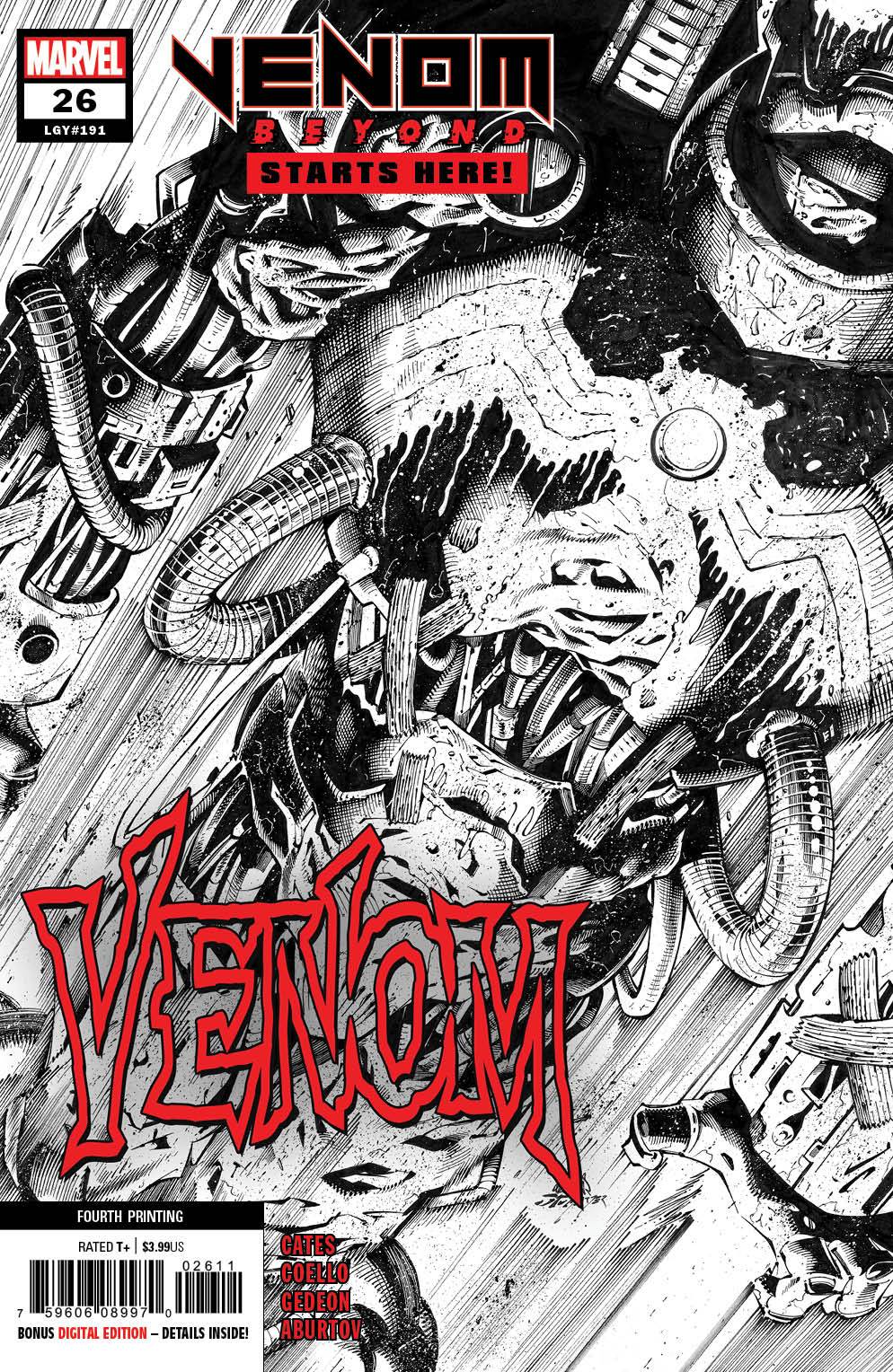Venom #26 4th Printing Coello Variant (2018)