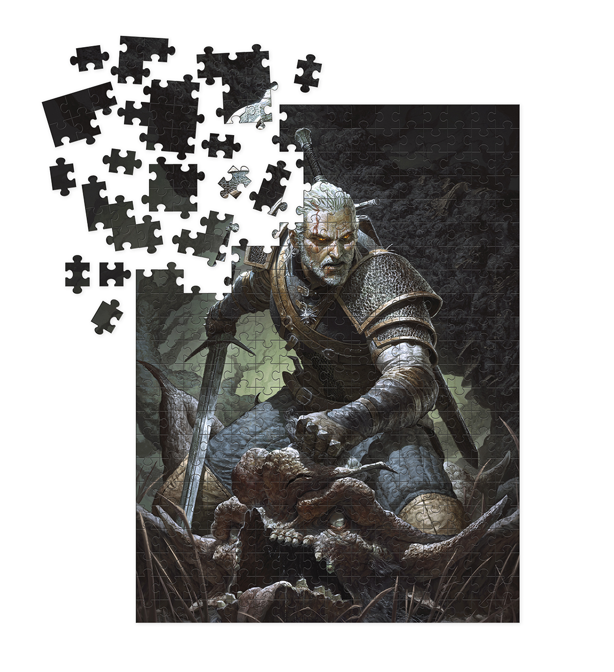 Witcher 3 Wild Hunt Geralt 1,000 Piece Puzzle