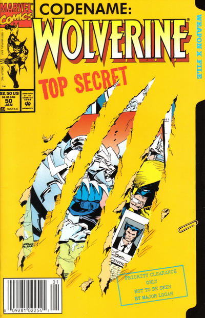 Wolverine #50 [Newsstand](1988)-Fine (5.5 – 7)