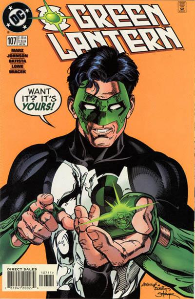 Green Lantern #107 (1990) [Newsstand]-Fine (5.5 – 7)