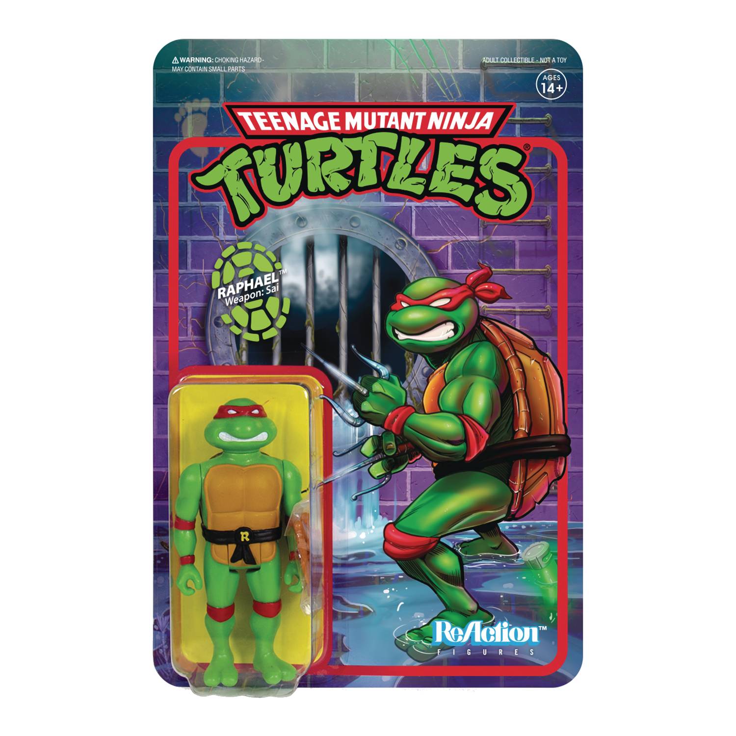 Teenage Mutant Ninja Turtles Raphael Reaction Figure