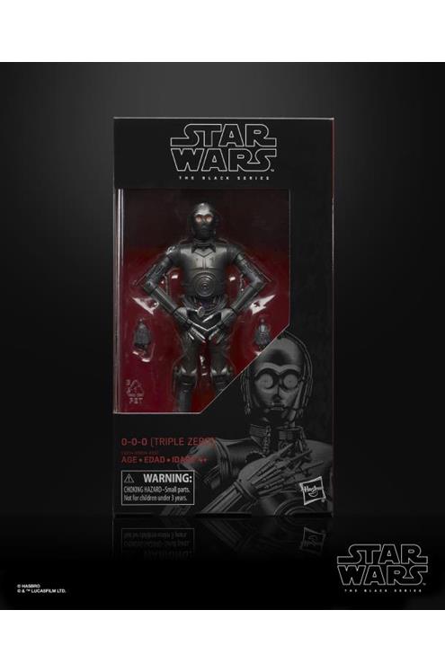 Star Wars The Black Series 0-0-0 (Triple Zero) 6-Inch Action Figure