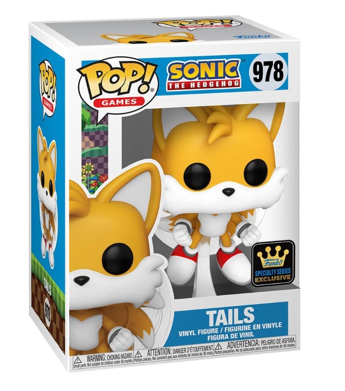 Sonic the Hedgehog Tails Flying Funko Pop! Vinyl Figure #978 - Specialty Series