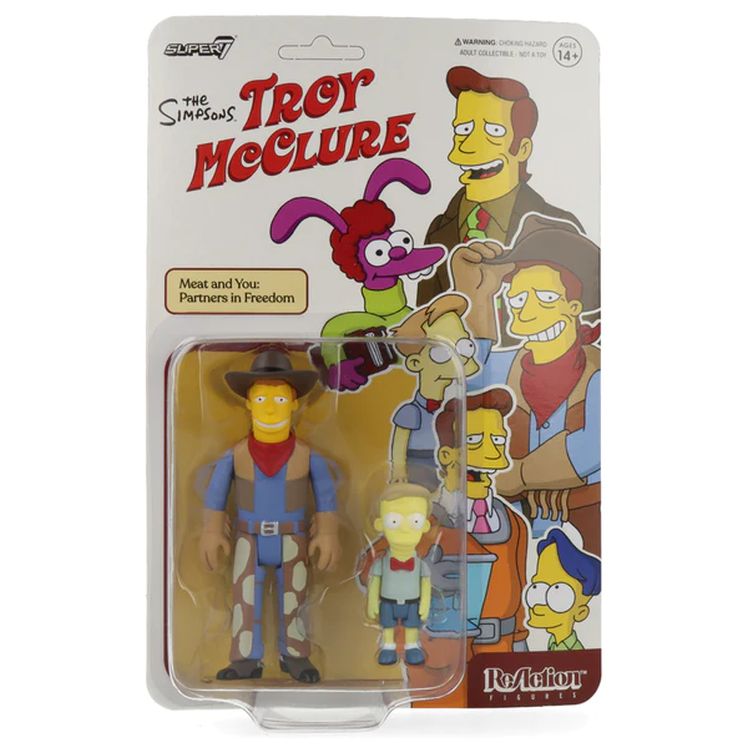 Simpsons W2 Troy McLure Cowboy Reaction Figure