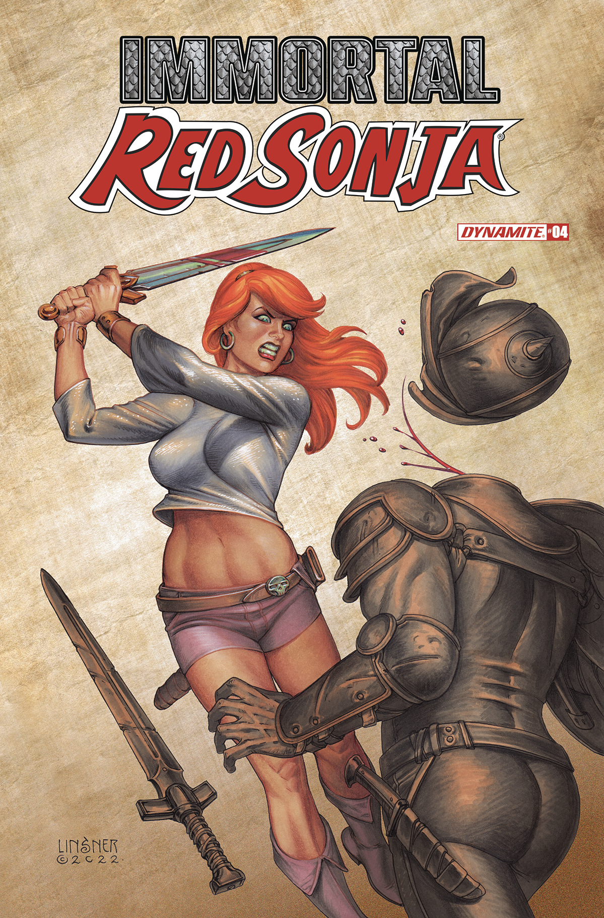 Immortal Red Sonja #4 Cover C Linsner