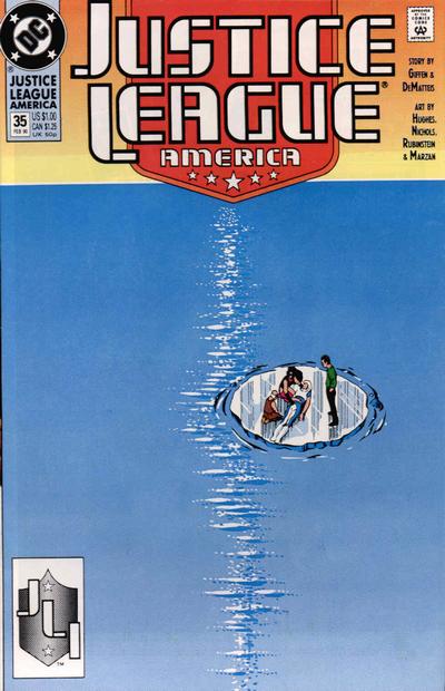 Justice League America #35 [Direct]-Fine (5.5 – 7) (1987)