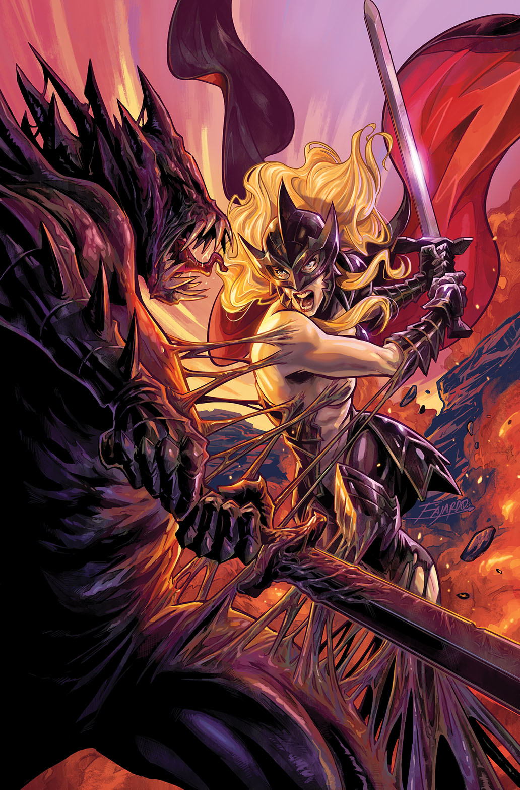 Grimm Univ Presents Quarterly Black Knight Volume 5 Cover B Fajardo