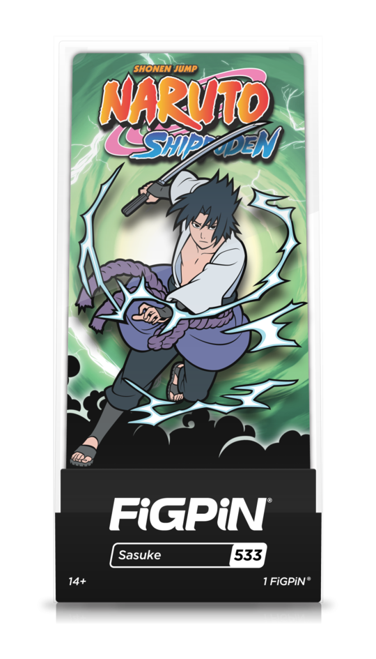 Figpin Naruto Shippuden Sasuke V2 Enamel Pin