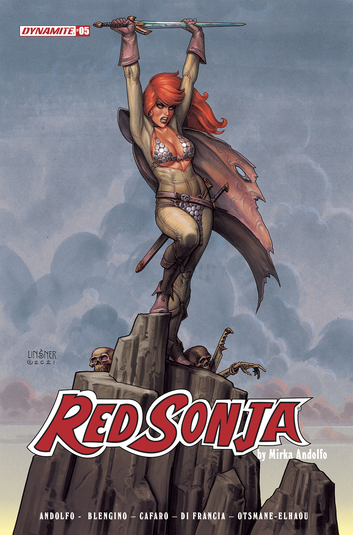 Red Sonja #5 Cover C Linsner (2021)