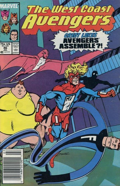 West Coast Avengers #46 [Newsstand]-Near Mint (9.2 - 9.8)