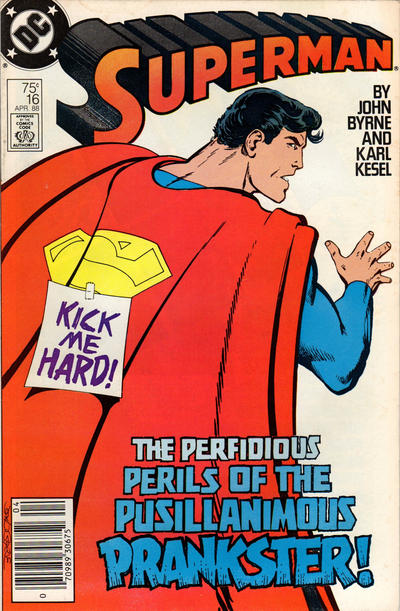 Superman #16 (1987) [Newsstand]-Good (1.8 – 3)