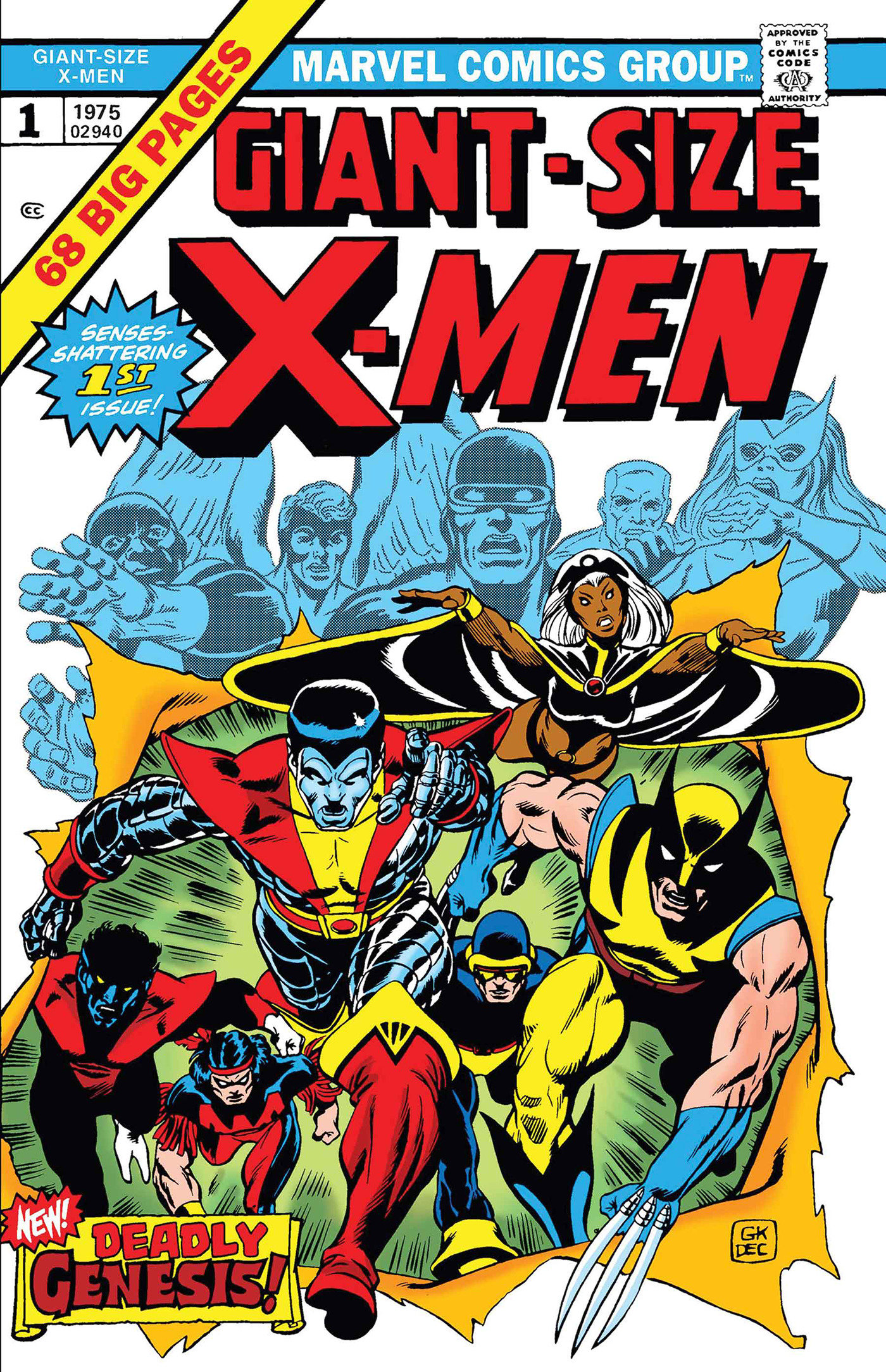 Giant Size X-Men By Gil Kane Poster