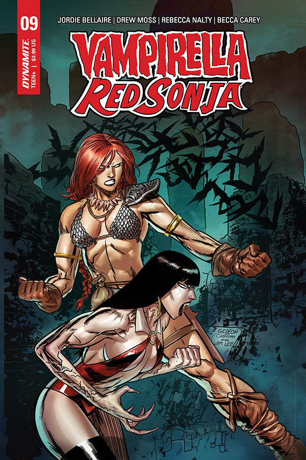 Vampirella Red Sonja #9 7 Copy Gedeon Homage Incentive