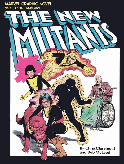 Marvel Graphic Novel 4 The New Mutants [First Printing]-Fine (5.5 – 7)