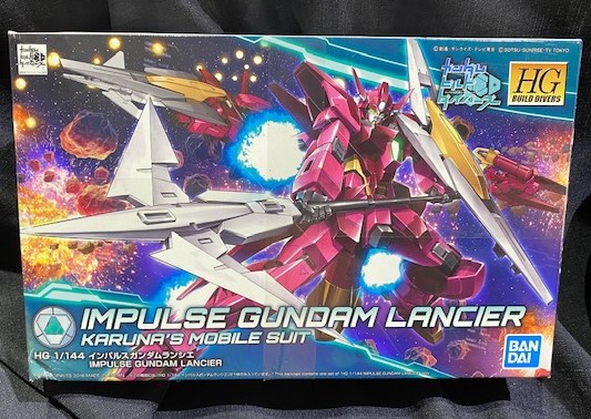 Bandai Hgbd Gundam Build Divers Impulse Gundam Lancier 1/144 Scale Plastic Model Kit In Damaged Fact