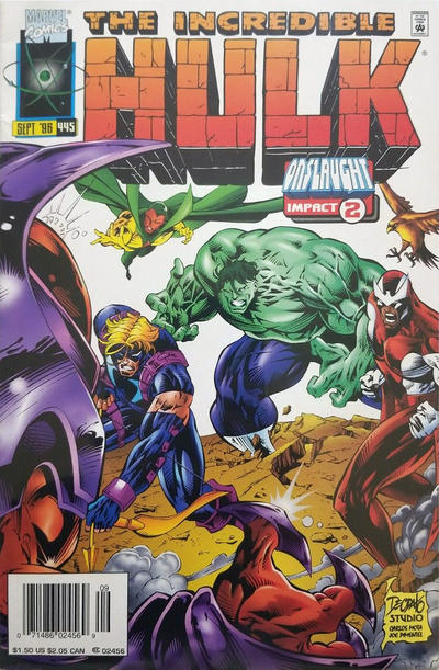 The Incredible Hulk #445 [Newsstand]-Fine (5.5 – 7)