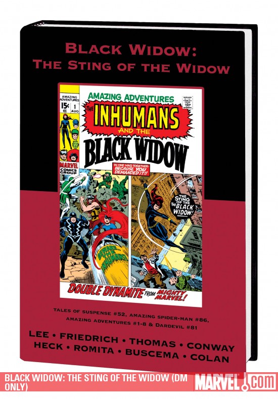 Black Widow the Sting of the Widow (Direct Market Only) (Hardcover)