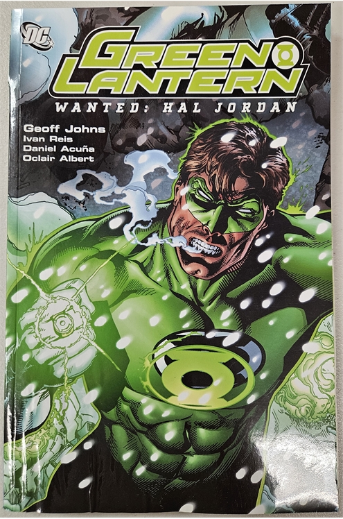 Green Lantern Wanted Hal Jordan Graphic Novel (2007) Used-Acceptable