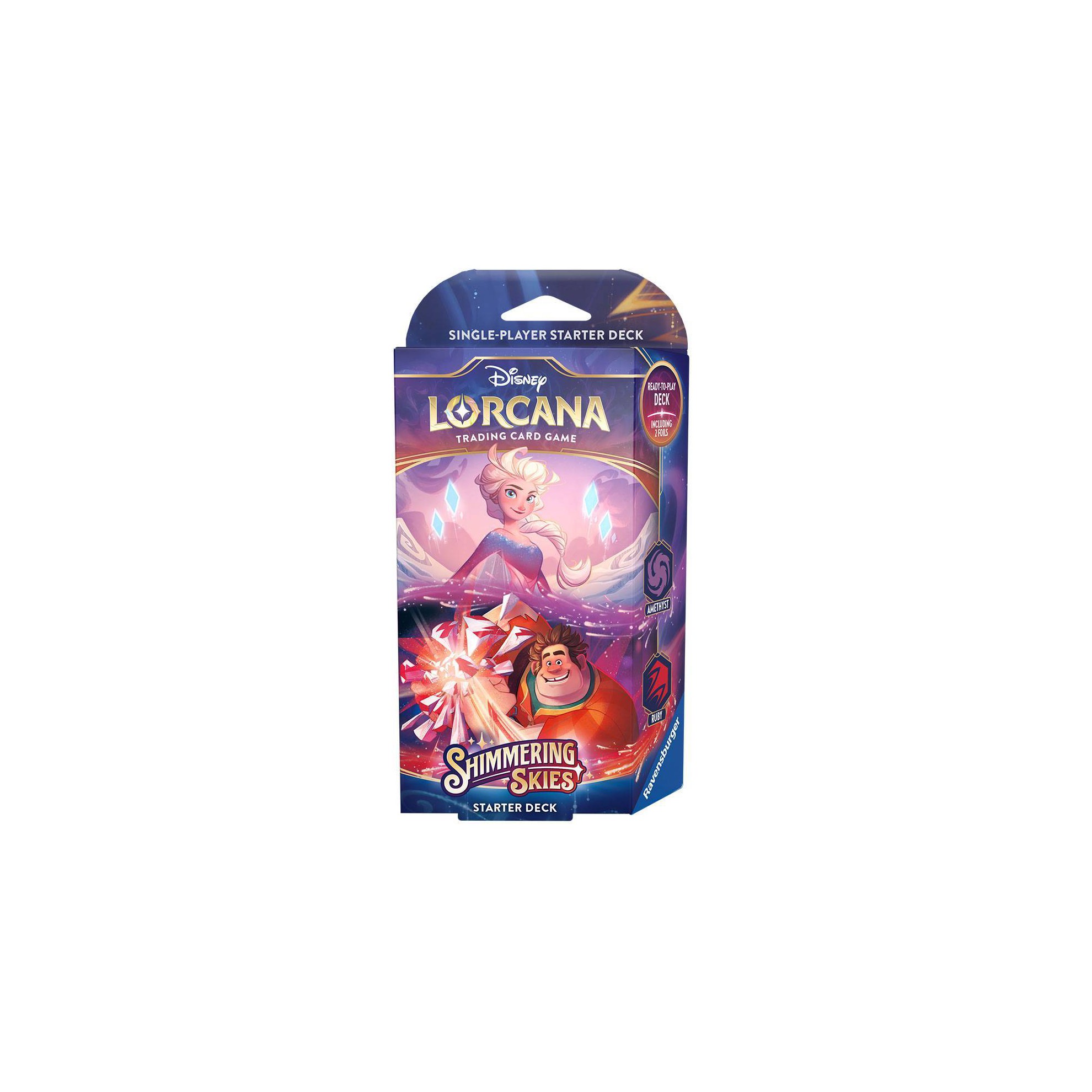 Disney Lorcana TCG: Shimmering Skies: Amethyst & Ruby Starter Deck