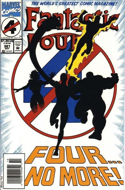 Fantastic Four #381 [Newsstand]-Fine (5.5 – 7)