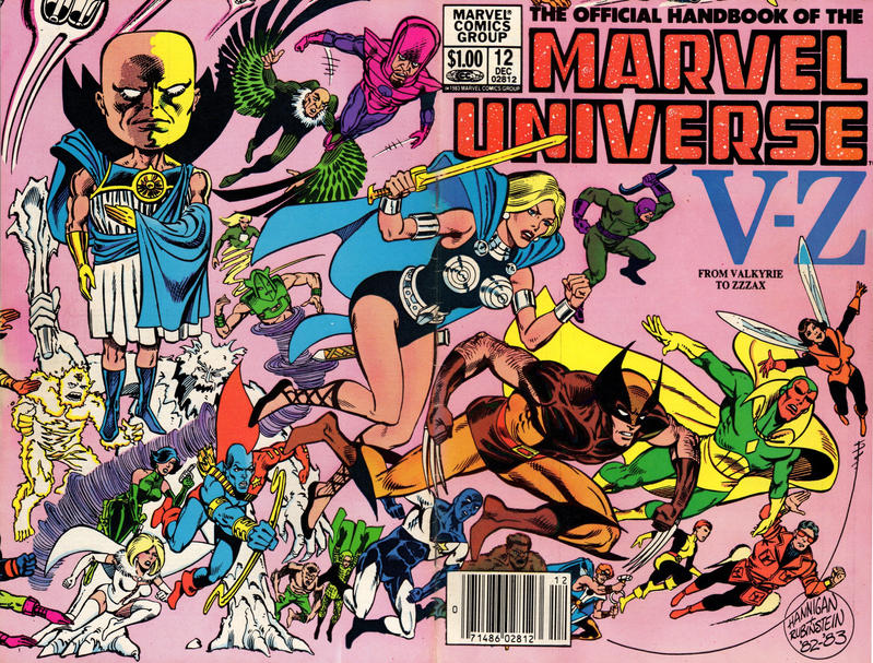 The Official Handbook of The Marvel Universe #12 [Newsstand]-F/Vf