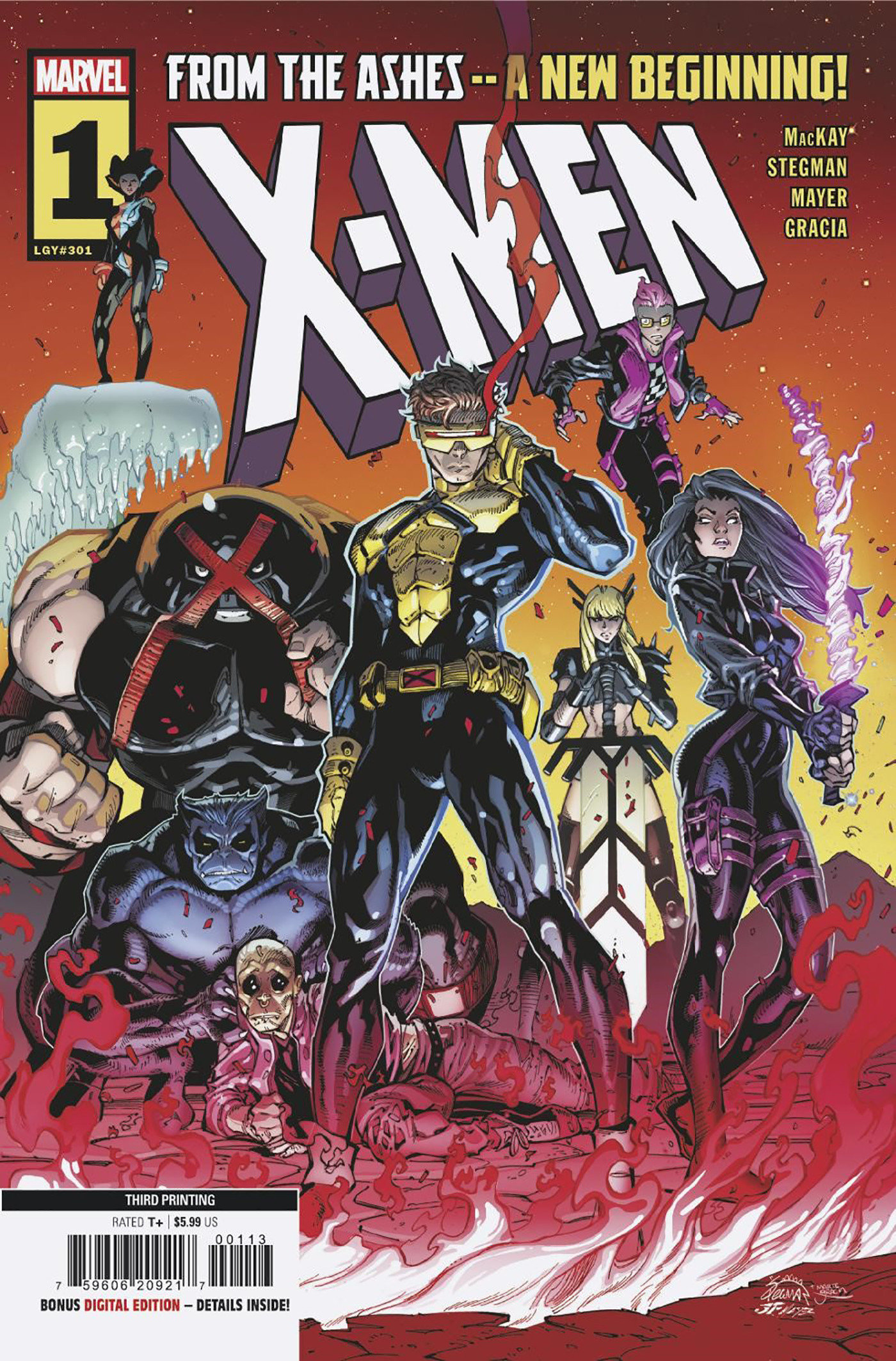 X-Men #1 Ryan Stegman 3rd Printing Variant