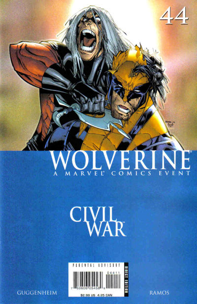 Wolverine #44 [Direct Edition]-Fine (5.5 – 7) 1st Full Appearance of Politus