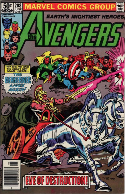 The Avengers #208 [Newsstand]-Fine (5.5 – 7)