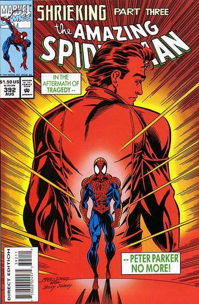 The Amazing Spider-Man #392 [Direct Edition]-Fine (5.5 – 7)