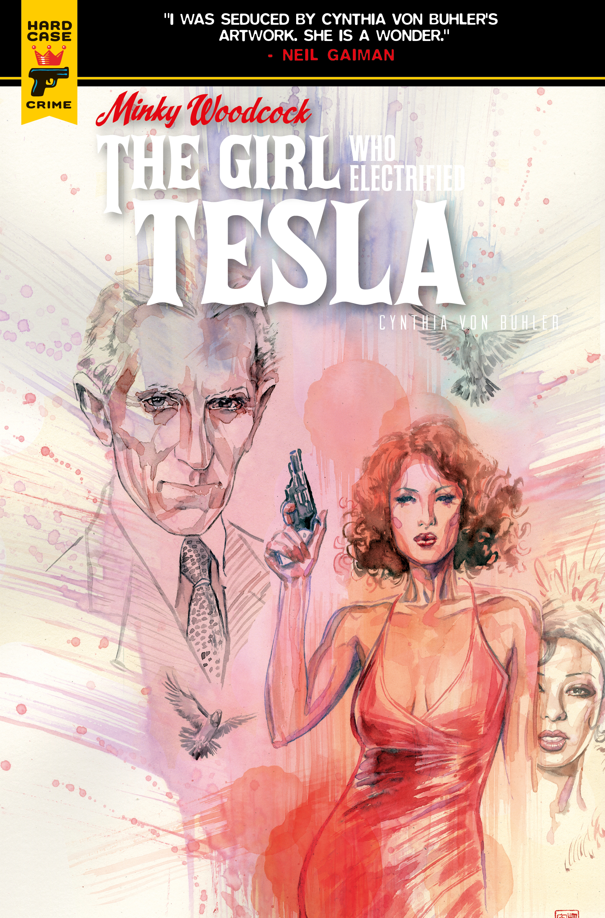 Minky Woodcock Girl Electrified Tesla #3 Cover A Mack (Mature)