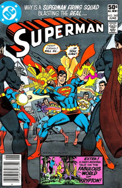 Superman #360 [Newsstand]-Fine (5.5 – 7)