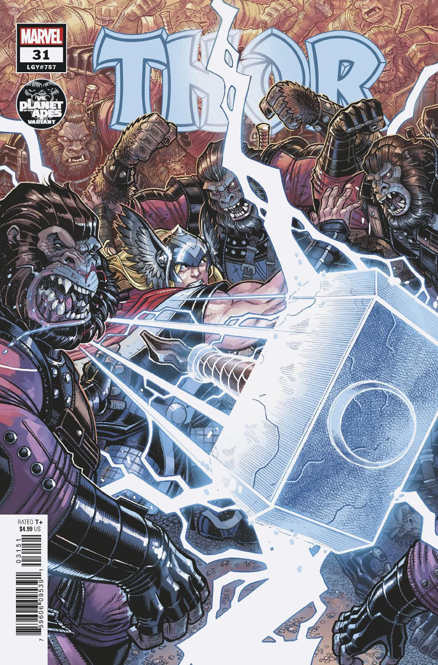 Thor #31 Bradshaw Planet of Apes Variant (2020)