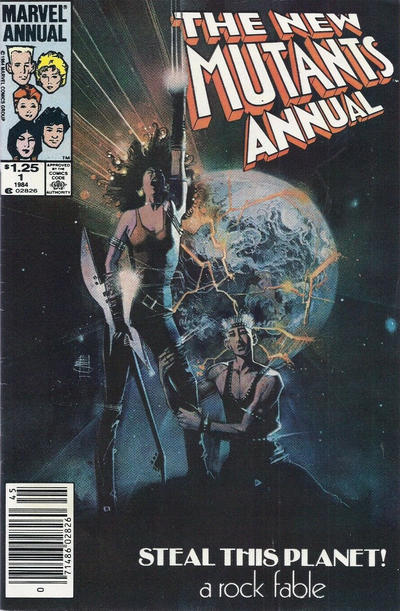 The New Mutants Annual #1 [Newsstand]-Good (1.8 – 3)