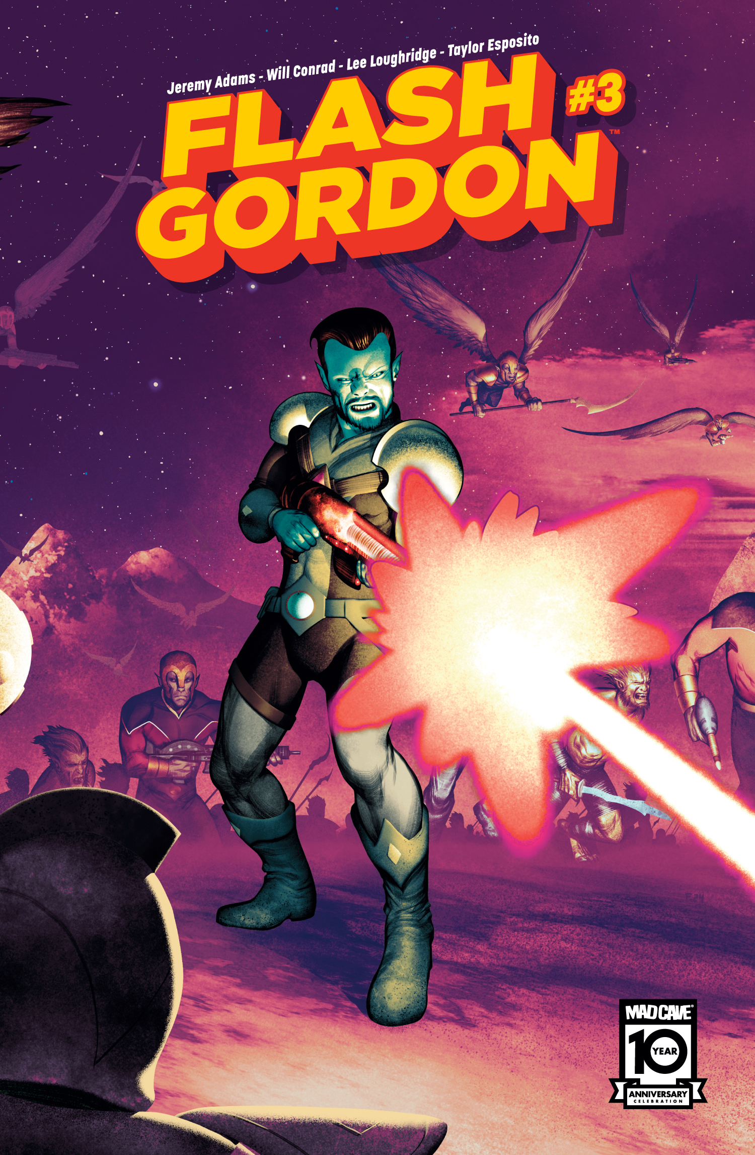 Flash Gordon #3 Cover B Frazer Irving Connecting Cover Variant