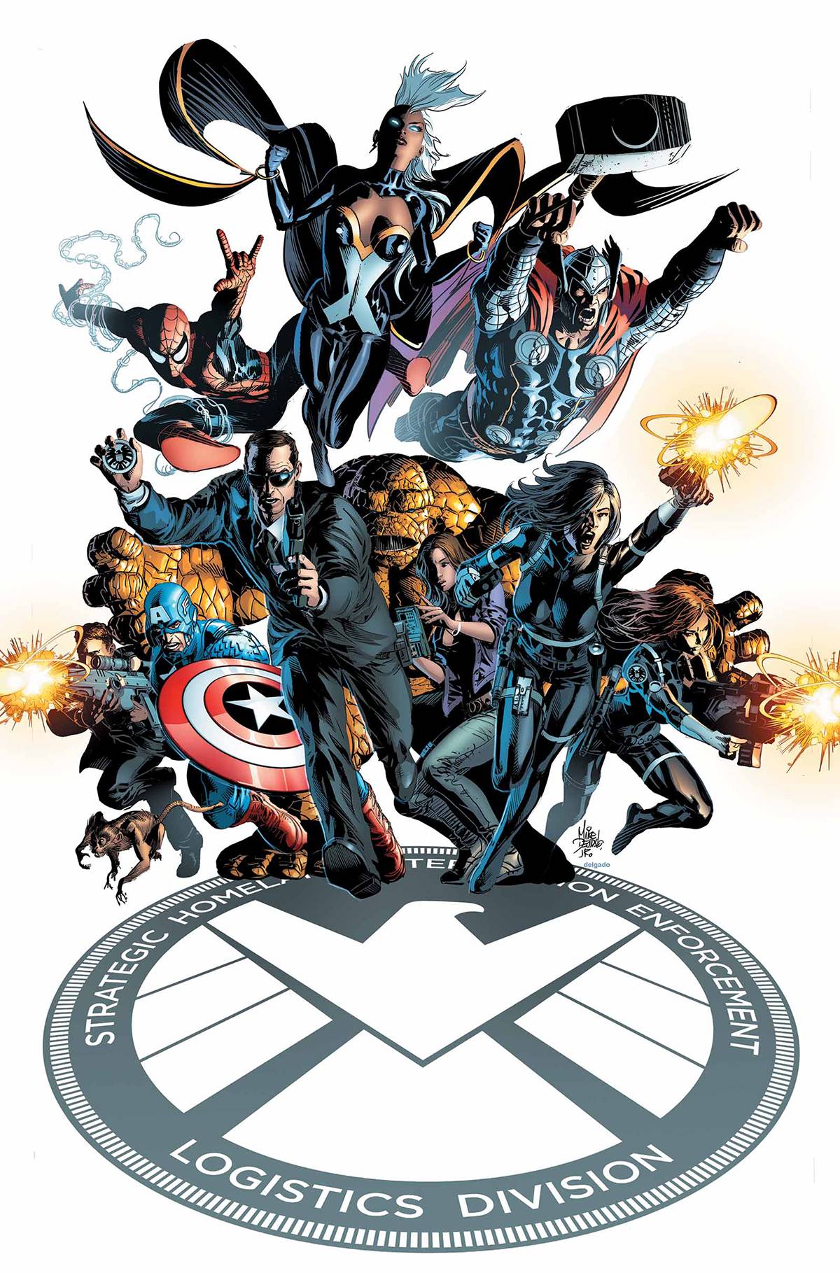 S.H.I.E.L.D. #1 1 for 25 Incentive Mike Deodato (2014)